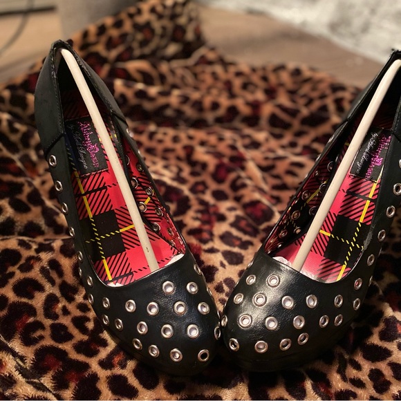 Abbey Dawn Holly Chart Topper Platform- Black  size 7 US NEW - Picture 13 of 16